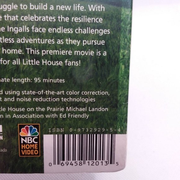Little House on the Prairie : The Pilot VHS Michael Landon New Factory Sealed - Picture 5 of 6